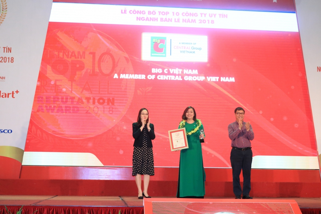 Big C Việt Nam đứng thứ hai trong Top 10 Nhà bán lẻ uy tín năm 2018 big c viet nam dung thu hai trong top 10 nha ban le uy tin nam 2018