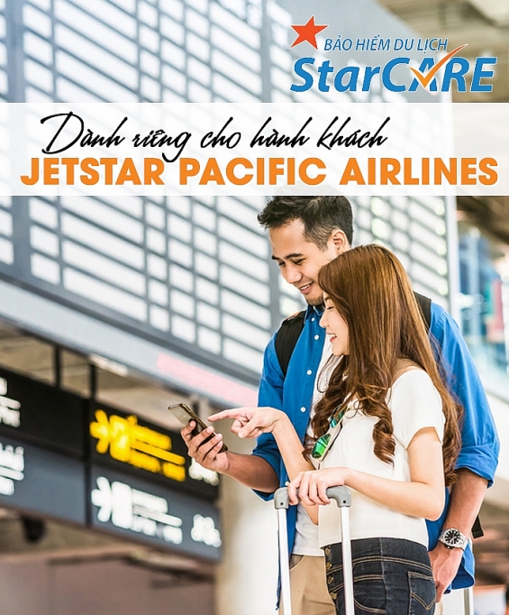 bao hiem pvi va jetstar ra mat bao hiem du lich starcare