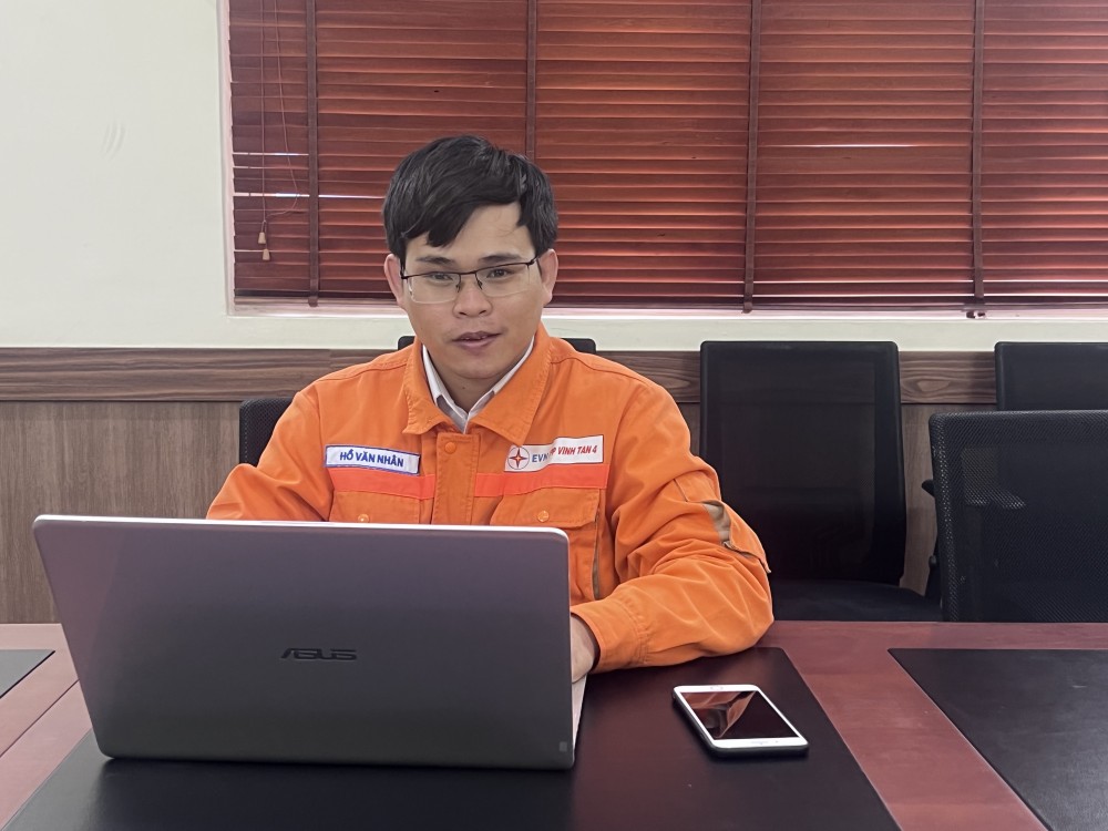 Hồ Văn Nhân: Chàng kỹ sư có nhiều sáng kiến ở Nhà máy Nhiệt điện Vĩnh Tân 4 Hồ Văn Nhân: Chàng kỹ sư có nhiều sáng kiến ở Nhà máy Nhiệt điện Vĩnh Tân 4