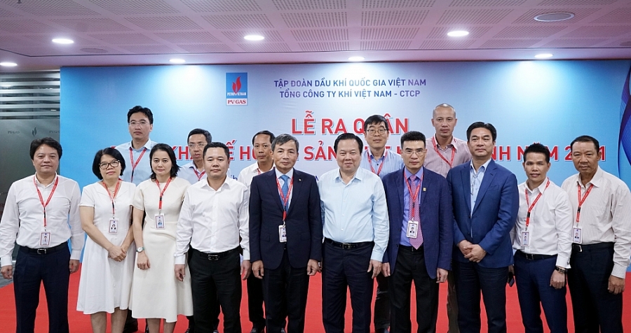 Các đại biểu chúc mừng PV GAS trong Lễ ra quân 2021 Các đại biểu chúc mừng PV GAS trong Lễ ra quân 2021