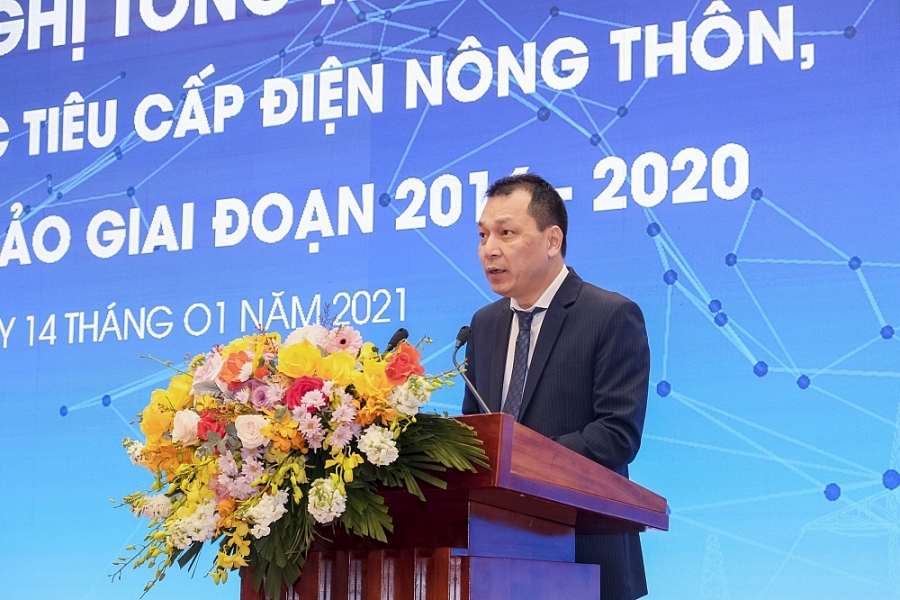 Thứ trưởng Bộ Công Thương Đặng Hoàng An chia sẻ nhiều kết quả tích cực từ Chương trình cấp điện nông thôn, miền núi và hải đảo của Việt Nam