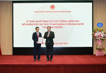 Trao quyết định bổ nhiệm Phó Chủ tịch Ủy ban Quản lý vốn Nhà nước tại doanh nghiệp