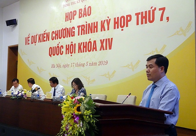 Kỳ họp thứ 7 Quốc hội khoá XIV: Sẽ xem xét thông qua 7 dự án luật khai mac ky hop thu 7 quoc hoi khoa xiv se xem xet thong qua 7 du an luat