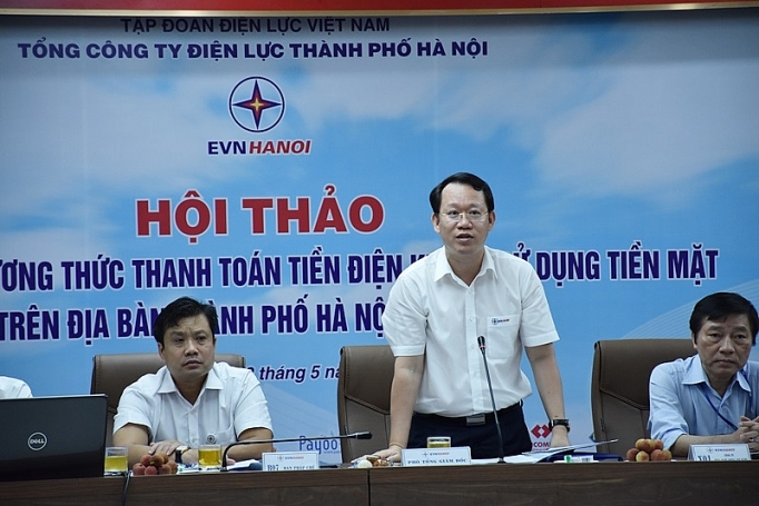 EVN HANOI tăng cường thanh toán tiền điện không dùng tiền mặt evn hanoi tang cuong thanh toan tien dien khong dung tien mat