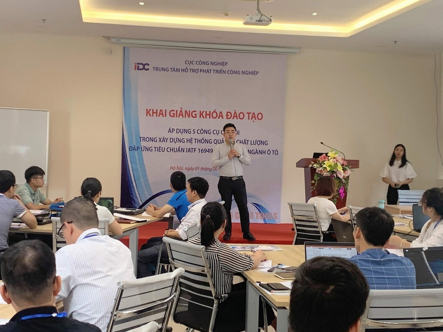 Trung tâm IDC: Đào tạo chuyên sâu về 5 công cụ cốt lõi tiêu chuẩn IATF 16949: 2016 trong ngành ô tô trung tam idc dao tao chuyen sau ve 5 cong cu cot loi tieu chuan iatf trong nganh o to