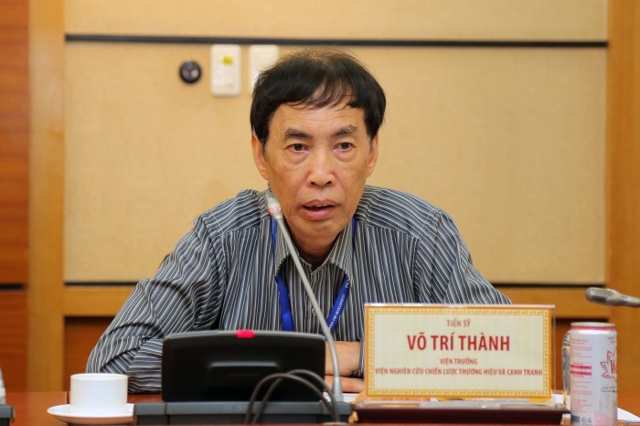 TS. Võ Trí Thành, Viện trưởng Viện Nghiên cứu chiến lược thương hiệu và cạnh tranh nhận định TS. Võ Trí Thành, Viện trưởng Viện Nghiên cứu chiến lược thương hiệu và cạnh tranh nhận định