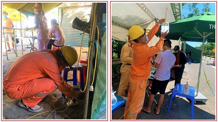 EVNHANOI chung sức với lực lượng tuyến đầu chống dịch EVNHANOI chung sức với lực lượng tuyến đầu chống dịch