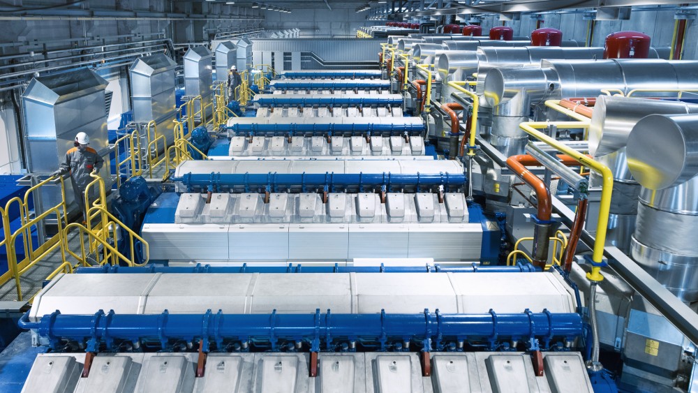 Các tổ máy động cơ đốt trong (ICE) chạy bằng khí tự nhiên