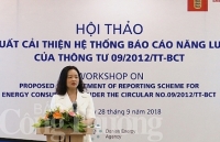 Tập trung cải thiện hệ thống báo cáo về tiêu thụ năng lượng