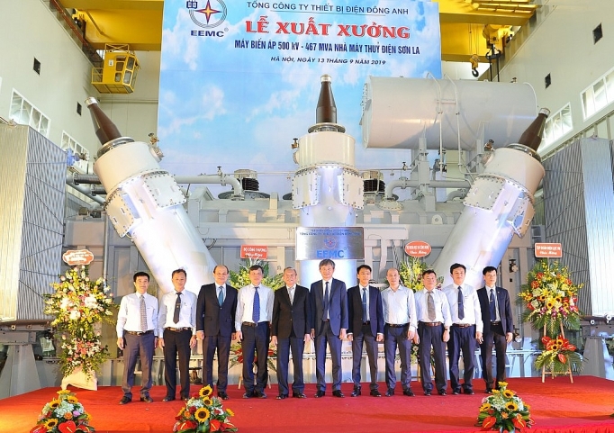 EEMC xuất xưởng máy biến áp 3 pha 467MVA – 18/500 kV Thủy điện Lai Châu-Sơn La eemc xuat xuong may bien ap 3 pha 467mva 50018kv thuy dien lai chau son la