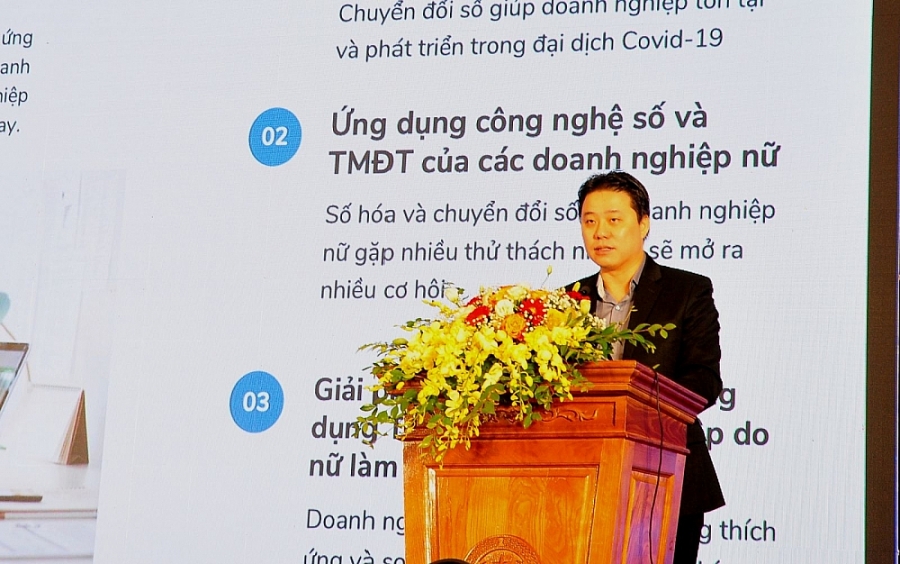 Ông Bùi Huy Hoàng, Phó Giám đốc Trung tâm Tin học và Công nghệ số, Cục Thương mại điện tử và Kinh tế số (Bộ Công Thương)