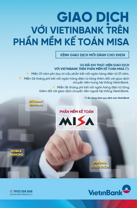 VietinBank triển khai thí điểm kết nối ngân hàng điện tử trên phần mềm kế toán MISA vietinbank trie n khai thi die m ket noi ngan hang dien tu tren phan mem ke toan misa