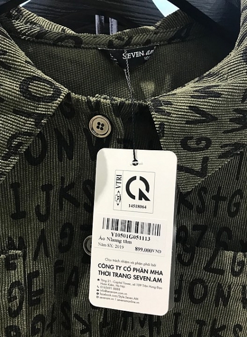 Kiểm tra 5 điểm kinh doanh Seven.am: Chưa phát hiện có chữ Trung Quốc gắn trên sản phẩm kiem tra 5 diem kinh doanh sevenam chua phat hien co chu trung quoc gan tren san pham