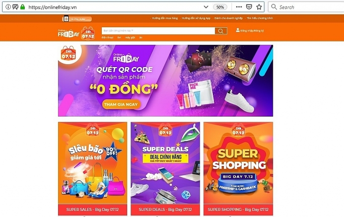 online friday 2018 dat thanh cong hon 58000 don hang