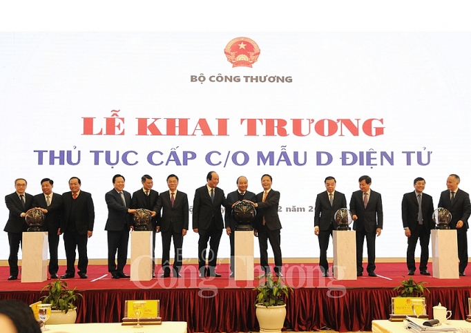 Khai trương Thủ tục cấp mẫu C/O mẫu D điện tử cho hàng hóa xuất khẩu khai truong thu tuc cap mau co mau d dien tu cho hang hoa xuat khau