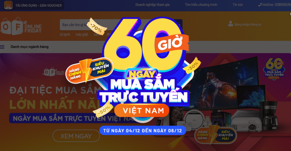 Người tiêu dùng thỏa thích mua sắm với mức giá “hời” từ 04 - 06/12/2020 trên Online Friday 0418-anh-1