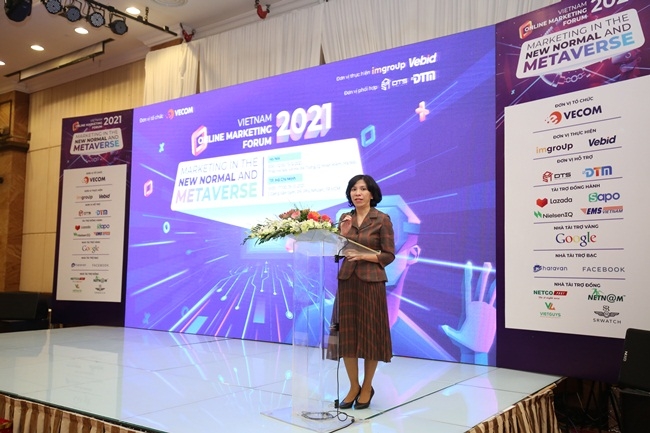 bà Lại Việt Anh- Phó Cục trưởng Cục Thương mại điện tử và Kinh tế số (Bộ Công Thương) 