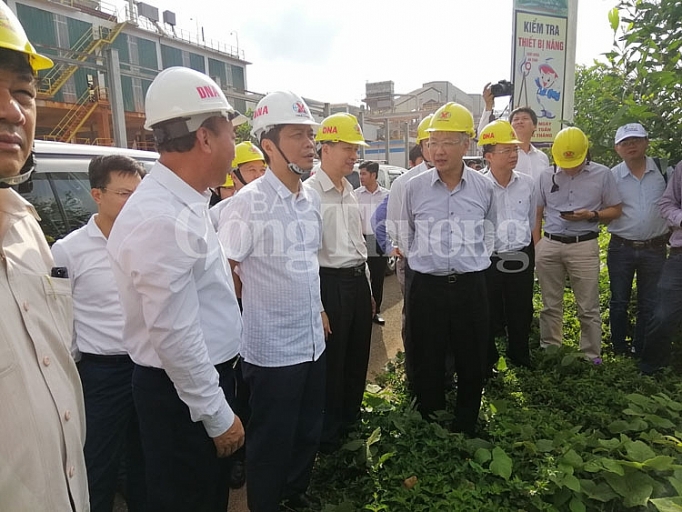 Nhà máy sản xuất Alumin Nhân Cơ và những mối quan tâm của Bộ trưởng bo truong tran tuan anh tham nha may san xuat alumin nhan co dak nong