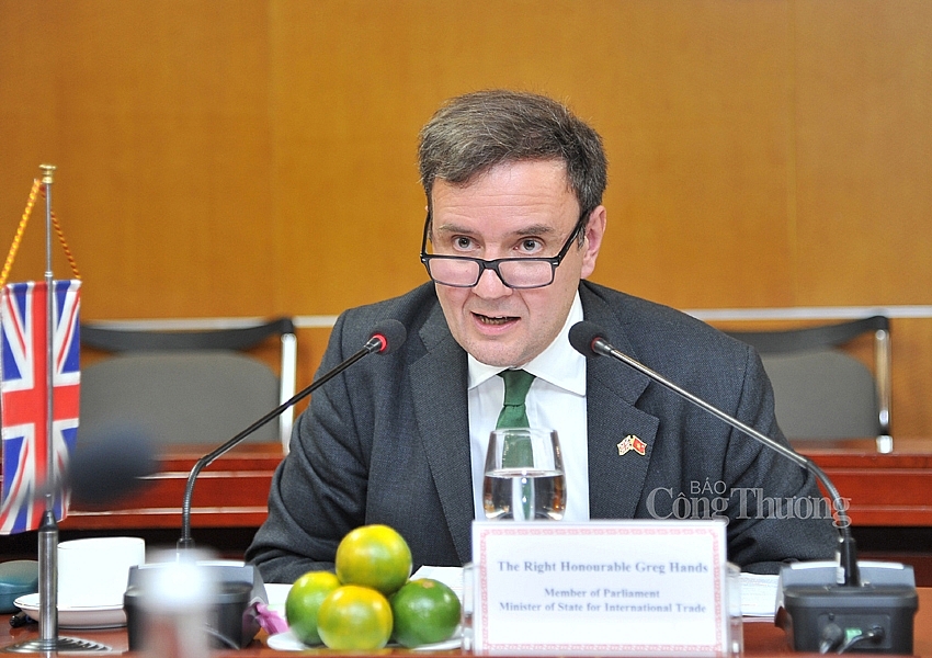 Việt Nam và Anh thúc đẩy hiệp định thương mại song phương