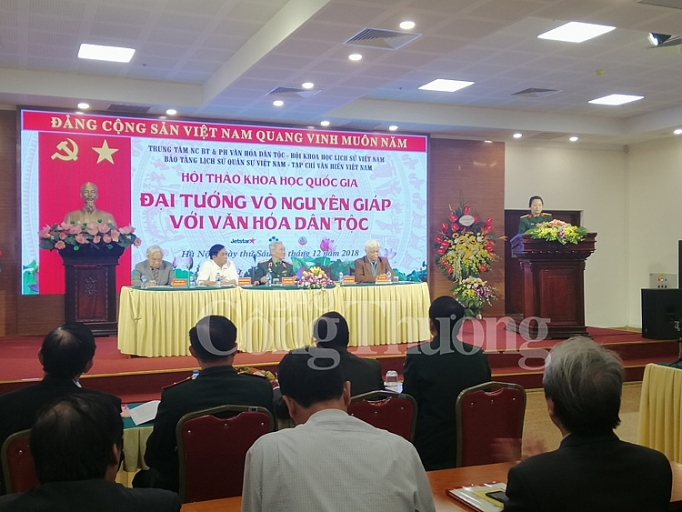 “Đại tướng Võ Nguyên Giáp với văn hóa dân tộc” dai tuong vo nguyen giap voi van hoa dan toc