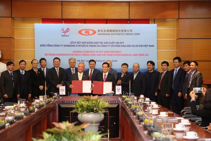 VNPOLY hợp tác sản xuất sợi DTY với SSFC (Đài Loan) vnpoly hop tac san xuat soi dty voi ssfc dai loan