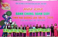 Lưu giữ, trao truyền nghệ thuật truyền thống gói bánh chưng, giã bánh giầy