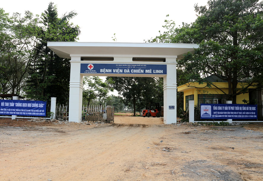 Hà Nội: "Thần tốc" hoàn thiện bệnh viện dã chiến chống dịch Covid-19 ha noi than toc hoan thien benh vien da chien chong dich covid 19