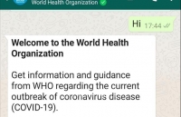 WHO sử dụng ứng dụng WhatsApp để thông tin chính thức về dịch COVID-19