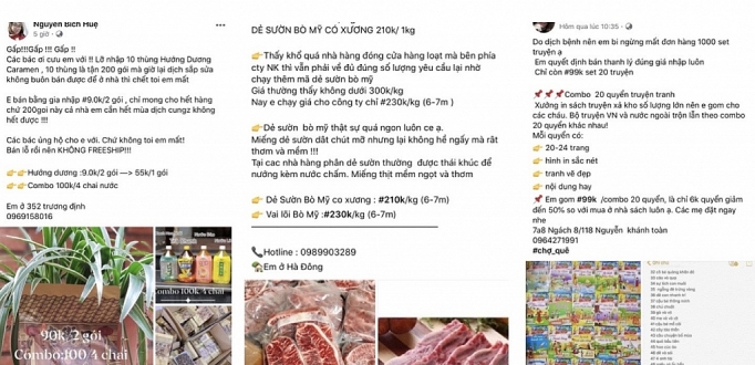 Dân buôn mất mối nhập hàng, nhờ chợ mạng “giải cứu” dan buon mat moi nhap hang nho cho mang giai cuu