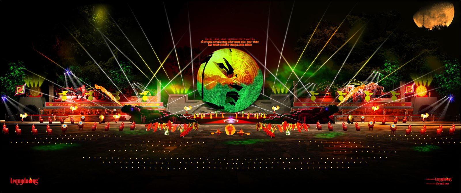 Sân khấu hóa lịch sử 990 năm của mảnh đất địa linh- nhân kiệt Thanh Hóa san khau hoa lich su 990 nam cua manh dat dia linh nhan kiet thanh hoa