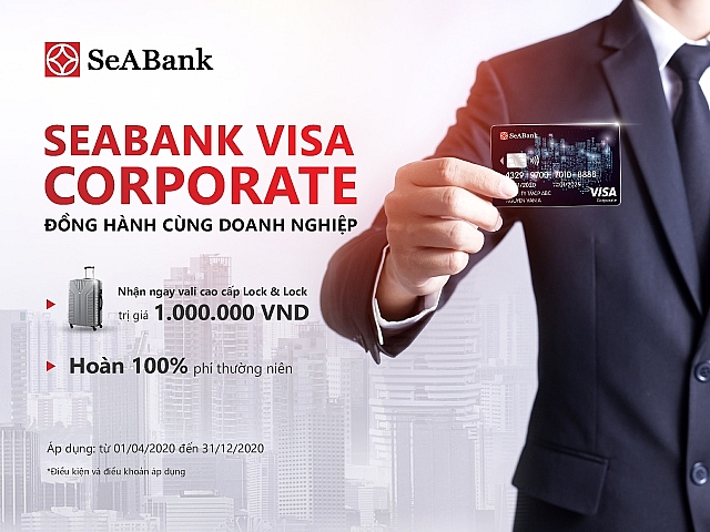 nhan ngay vali sanh dieu khi mo the seabank visa corporate