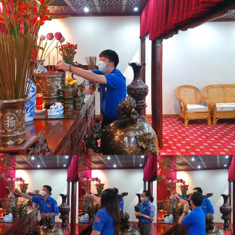 tuoi tre vietsovpetro to chuc dang huong tuong niem chu tich ho chi minh nhan ngay thanh lap doan 263