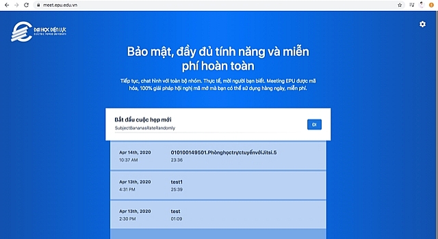 Trường Đại học Điện lực: Phát triển thành công hệ thống đào tạo và họp trực tuyến truong dai hoc dien luc phat trien thanh cong he thong dao tao va hop truc tuyen dam bao an toan va bao mat thong tin