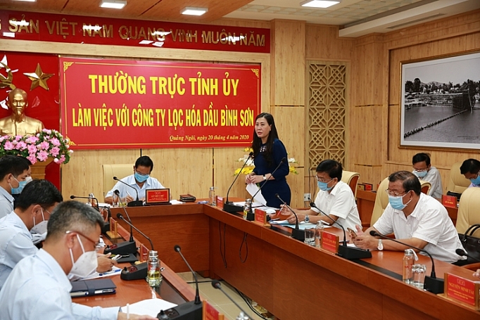 tinh quang ngai dong hanh cung bsr vuot bao kep covid 19 va gia dau giam