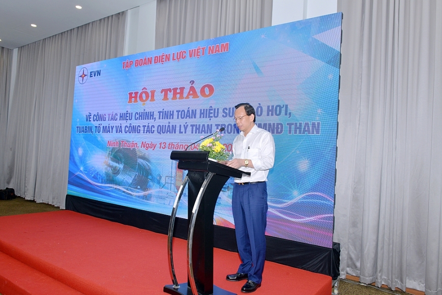 Ông Vũ Thanh Hải - Giám đốc Nhà máy Nhiệt điện Vĩnh Tân 4 phát biểu Ông Vũ Thanh Hải - Giám đốc Nhà máy Nhiệt điện Vĩnh Tân 4 phát biểu