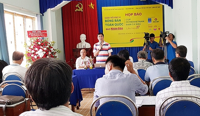 Khánh Hòa đăng cai Giải vô địch bóng bàn toàn quốc Báo Nhân dân lần thứ 37- năm 2019 khanh hoa dang cai giai vo dich bong ban toan quoc bao nhan dan lan thu 37 nam 2019