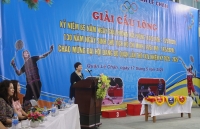 Quận Lê Chân khai mạc giải Cầu lông chào mừng các sự kiện trọng đại