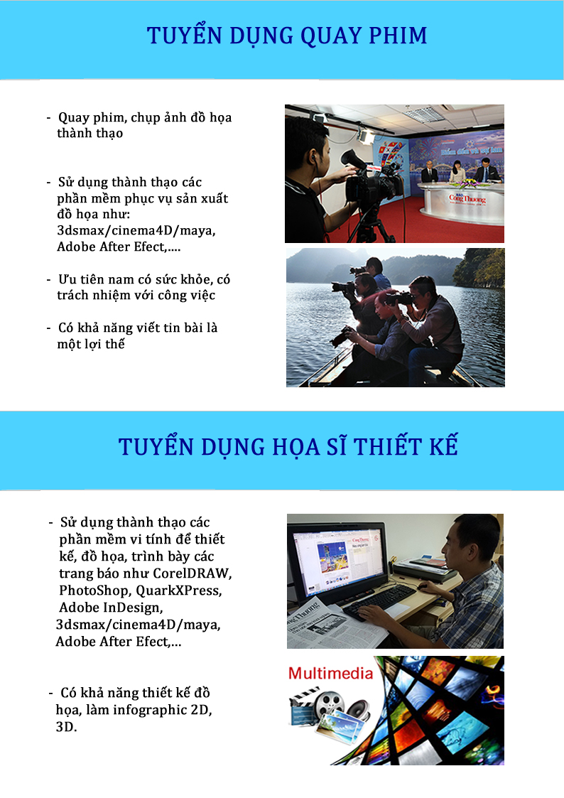bao cong thuong tuyen dung nhieu vi tri lam viec
