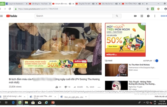 Nhiều nhãn hàng gỡ bỏ quảng cáo trên các video Youtube độc hại và phản động