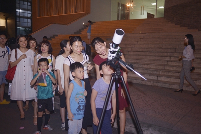 usth space day 2019 bau troi va kinh thien van