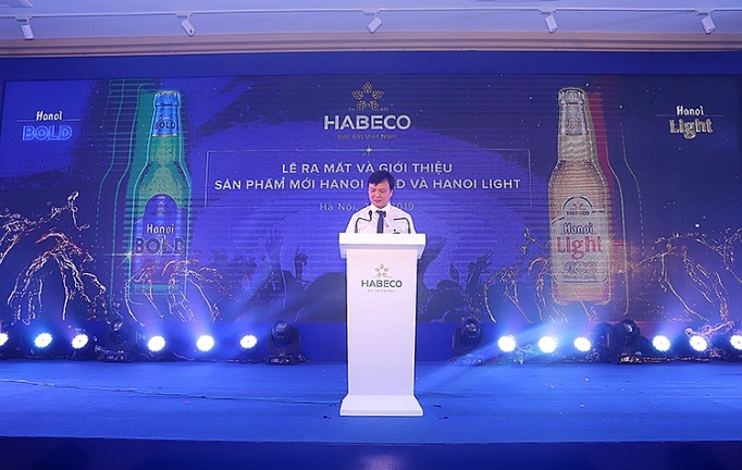 HABECO cho ra mắt cặp sản phẩm bia đẳng cấp Hanoi Bold và Hanoi Light habeco cho ra mat cap san pham bia dang cap hanoi bold va hanoi light