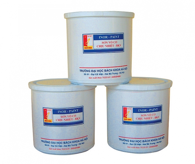 Sơn vô cơ chịu nhiệt BKV: Khoác "áo mới" cho thiết bị làm việc ở nhiệt độ cao khoac ao moi cho thiet bi lam viec o nhiet do cao