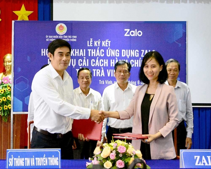 nguoi dan va doanh nghiep o tra vinh co the tra cuu thong tin ho so thu tuc hanh chinh qua zalo