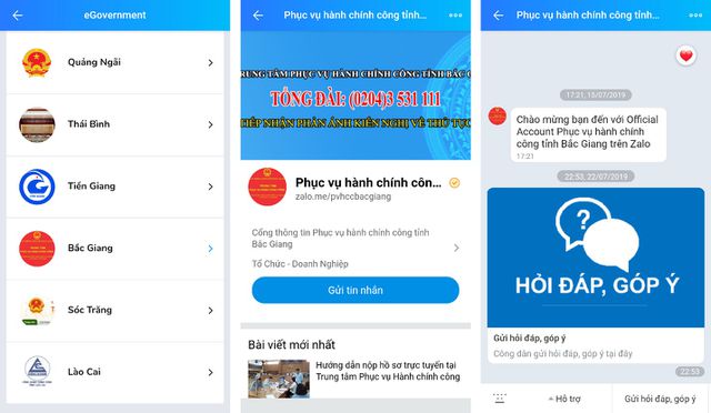 Tỉnh Bắc Giang triển khai dịch vụ người dân “chat” với chính quyền tinh bac giang trien khai dich vu nguoi dan chat voi chinh quyen