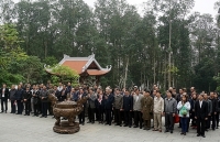 Không gian xanh Khu Di tích Đá Chông