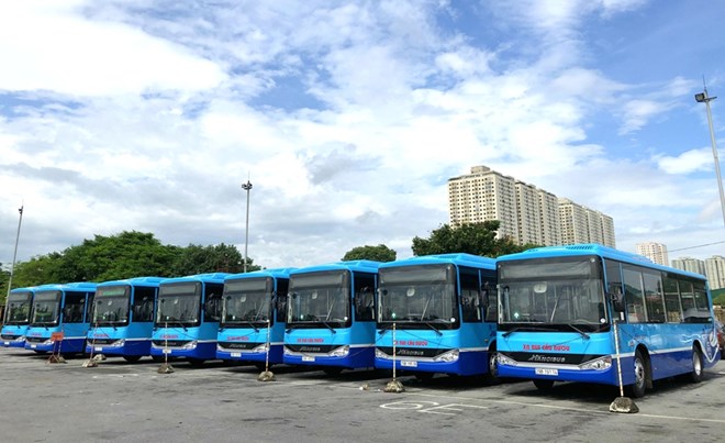 Hà Nội thay thế hàng loạt xe buýt mới chất lượng cao, wifi miễn phí ha noi thay the hang loat xe buyt moi chat luong cao wifi mien phi