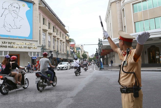 Phân luồng giao thông phục vụ Lễ Quốc tang nguyên Tổng Bí thư Đỗ Mười phan luong giao thong phuc vu le quoc tang nguyen tong bi thu do muoi