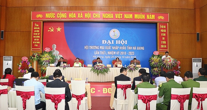 dai hoi hiep hoi doanh nghiep xuat nhap khau tinh ha giang lan thu i nhiem ky 2018 2023