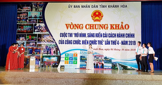 Khánh Hoà kết thúc Hội thi về cải cách hành chính năm 2019 khanh hoa ket thuc hoi thi mo hinh sang kien cai cach hanh chinh cua can bo cong chuc vien chuc tre