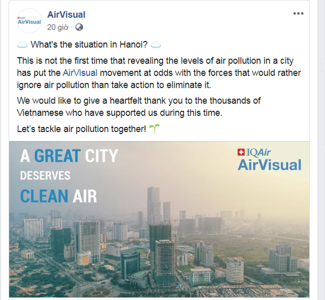 AirVisual bất ngờ mở lại ứng dụng tại Việt Nam airvisual bat ngo mo lai ung dung tai viet nam